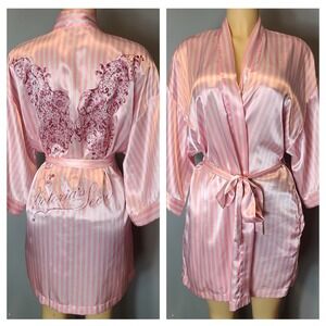 2009 Victoria's Secret Fashion Show Robe OS Kimono Striped Butterfly Angel Wings